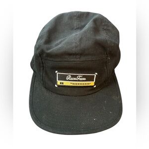 Black 5 Panel Women's Cap